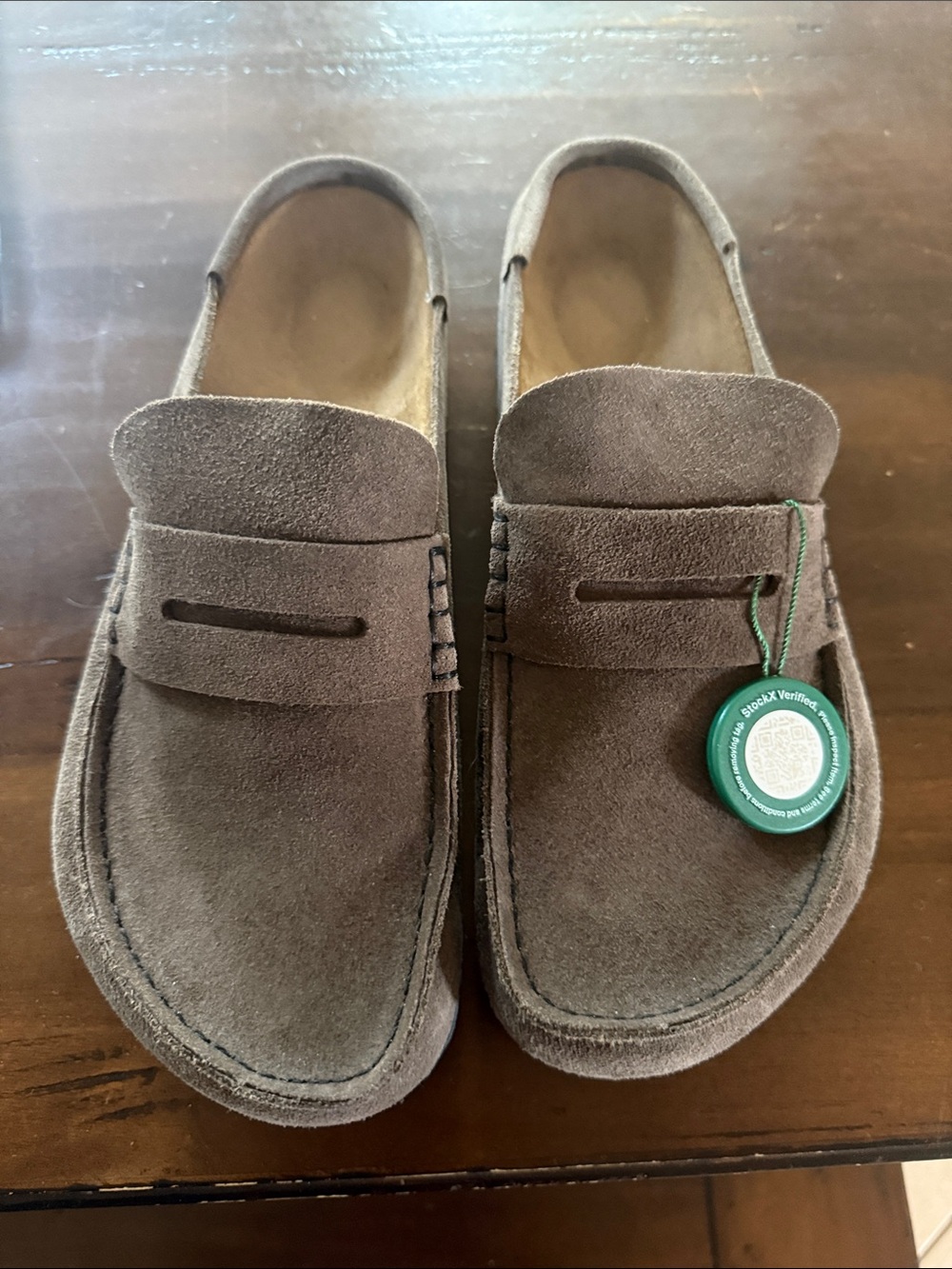 Birkenstock Classic Brown Suede Penny Loafers - Men's